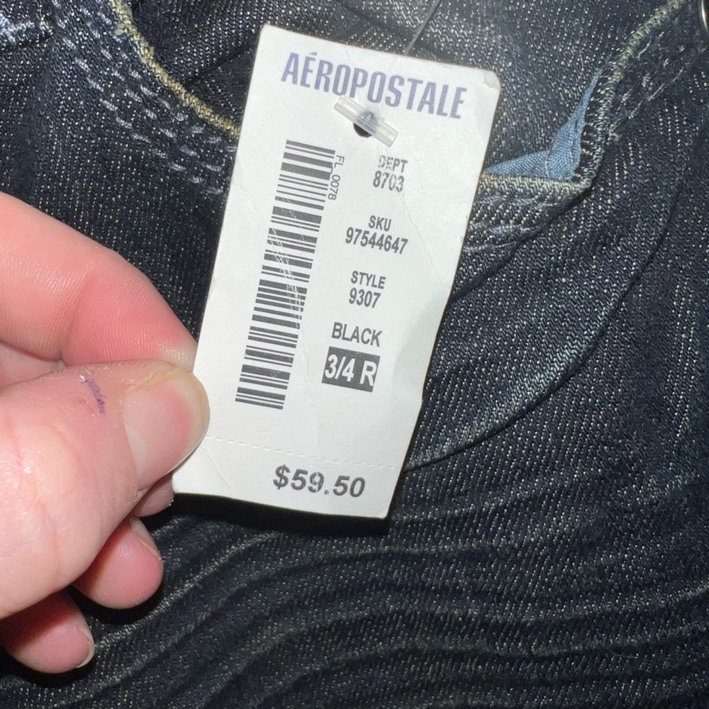 NWT Aeropostale Chelsea Black Wash Bootcut Jeans - Picture 7 of 8
